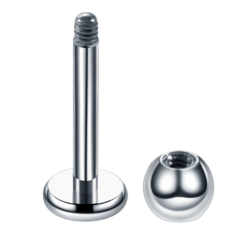 10 τμχ/παρτίδα Κρύσταλλο Τιτανίου Gem Labret Stud Lip Monore Δαχτυλίδια τρυπήματα Χόνδρος αυτιού Tragus Helix Σκουλαρίκια Barbell Κοσμήματα