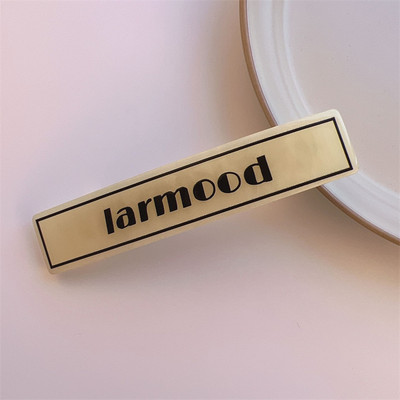 Agrafă de păr cu litere de epocă Pentru fată Agrafe de primăvară din acetat 2022 Coreeană Nouă Accesorii de păr simple pentru femei Barrette