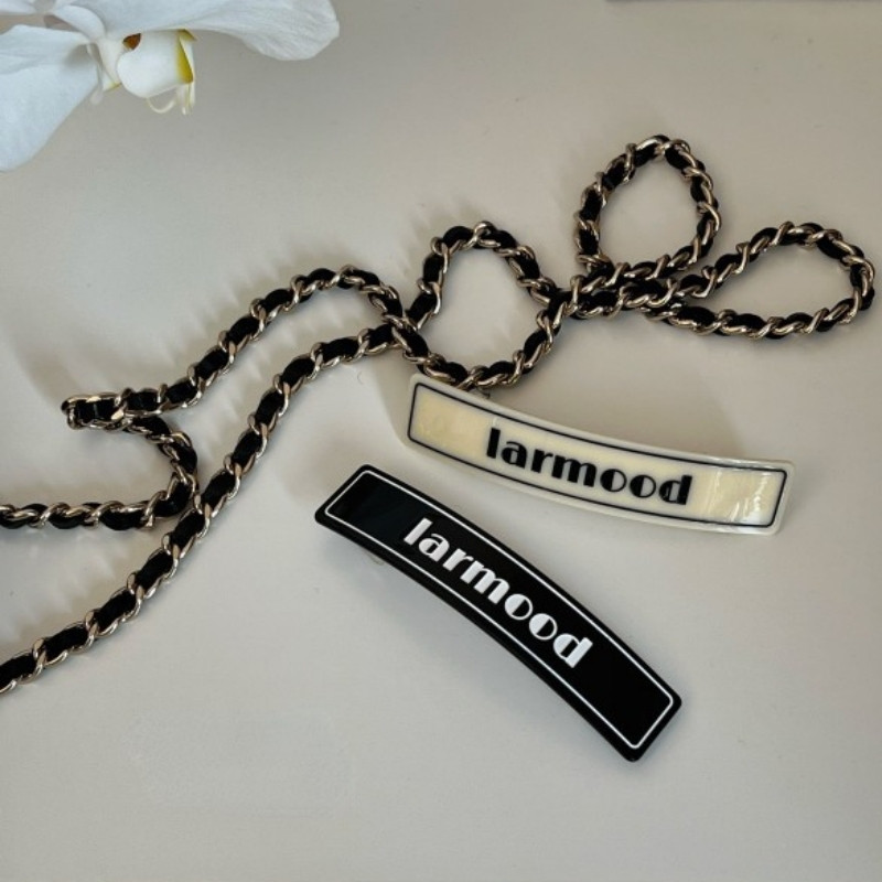 Agrafă de păr cu litere de epocă Pentru fată Agrafe de primăvară din acetat 2022 Coreeană Nouă Accesorii de păr simple pentru femei Barrette