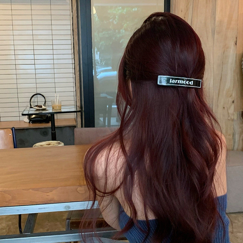 Agrafă de păr cu litere de epocă Pentru fată Agrafe de primăvară din acetat 2022 Coreeană Nouă Accesorii de păr simple pentru femei Barrette