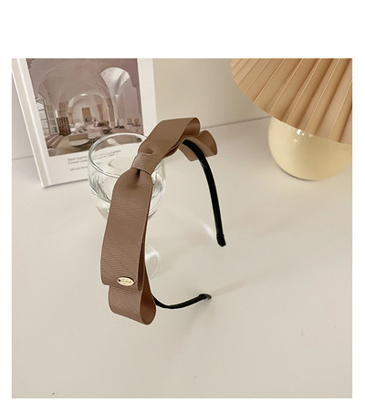 Moda 2021, negru, cu fundă nouă, accesorii pentru cap pentru femei, bentiță pentru fete, benzi de păr cu fundă vintage, bentita lată pentru accesorii de păr