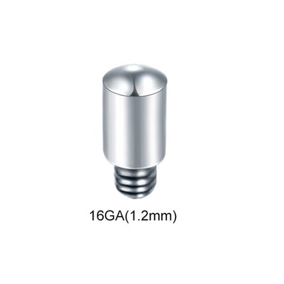 1PC Titan Extensie Gauge Post pentru Labret Cercei Limba Barbell Sprancene Dermal Anchor Piercing 14G 16G Tije de extensie Pin