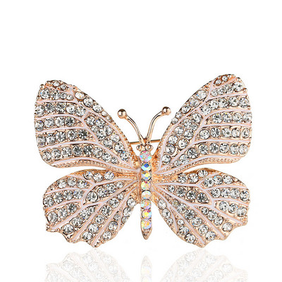 Xingyunday Nouă broșă de lux pentru nuntă cu strasuri de animale, picătură de ulei, fluture, insecte, accesorii pentru îmbrăcăminte, broșe femei