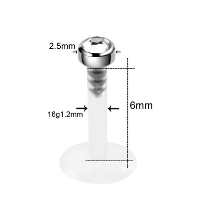 1PC bijuterie de titan Ancoră Dermală Top Piercing Sexy Vagin Sprâncene Labret Buze Helix Piercings Ureche Cartilaj Tragus Piercing Bijuterii