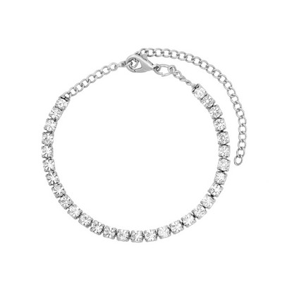 Bling Rhinestone Evil Eyes medál bokalánc karkötő nőknek Strand mezítlábas kristály tenisz lánc bokalánc divat láb ékszerek