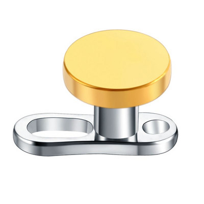 1PC titan mixt stea inimă rotundă CZ bijuterie stil ancoră dermică top și bază piercing piele scafandru piercing suprafață bijuterii fete sexy