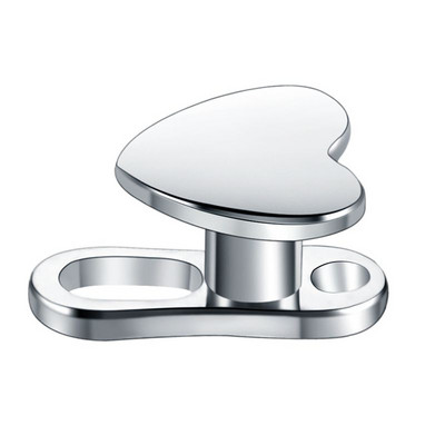 1PC titan mixt stea inimă rotundă CZ bijuterie stil ancoră dermică top și bază piercing piele scafandru piercing suprafață bijuterii fete sexy