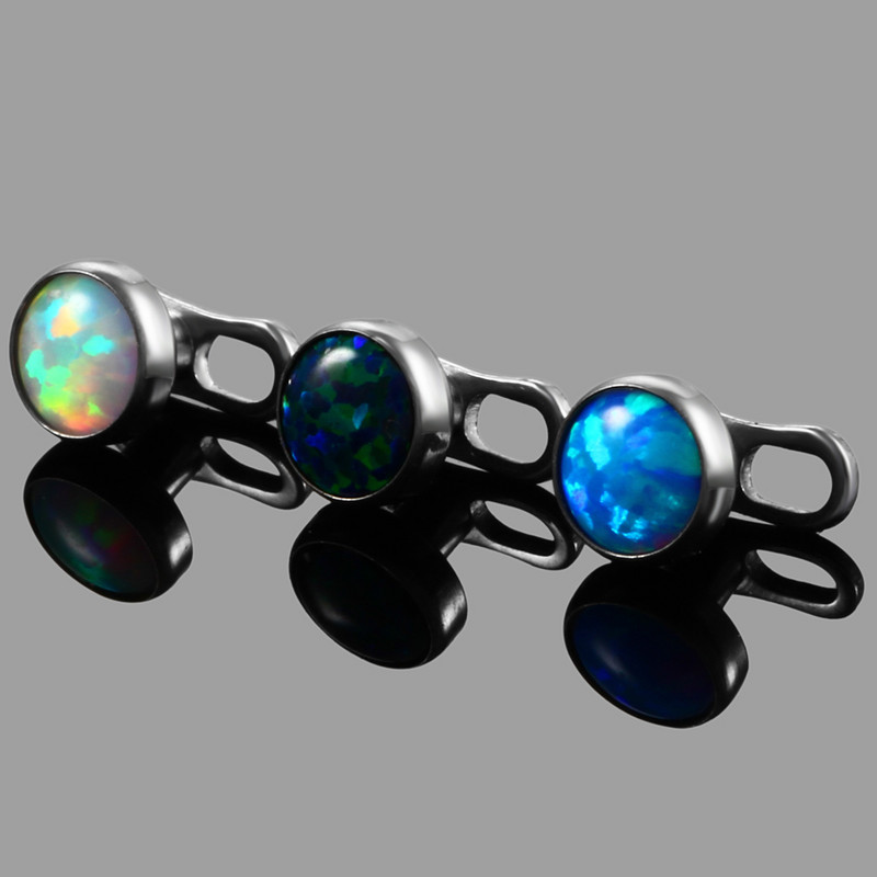 1PC titan mixt stea inimă rotundă CZ bijuterie stil ancoră dermică top și bază piercing piele scafandru piercing suprafață bijuterii fete sexy