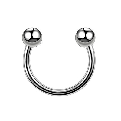 10 DB G23 titán patkógyűrű piercing kristály fül Tragus porc szemöldök ajakgyűrű orr szeptum karika gyűrűk piercing ékszer