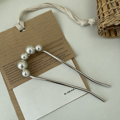 2021 Agrafe de păr cu perle în formă de U Mânere Furci din aliaj simplu Instrument de coafat Agrafe Nouă decorare pentru îmbrăcămintea de îndoire magică