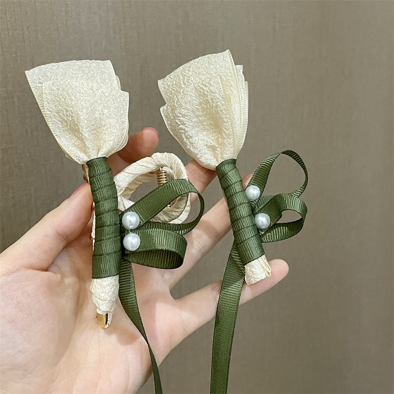 2022 NOU Fashion coreeană Super Fairy Mesh Lalele ciucuri Grab Gheare de păr pentru femei fete Vară Shark Clip Accesorii de păr