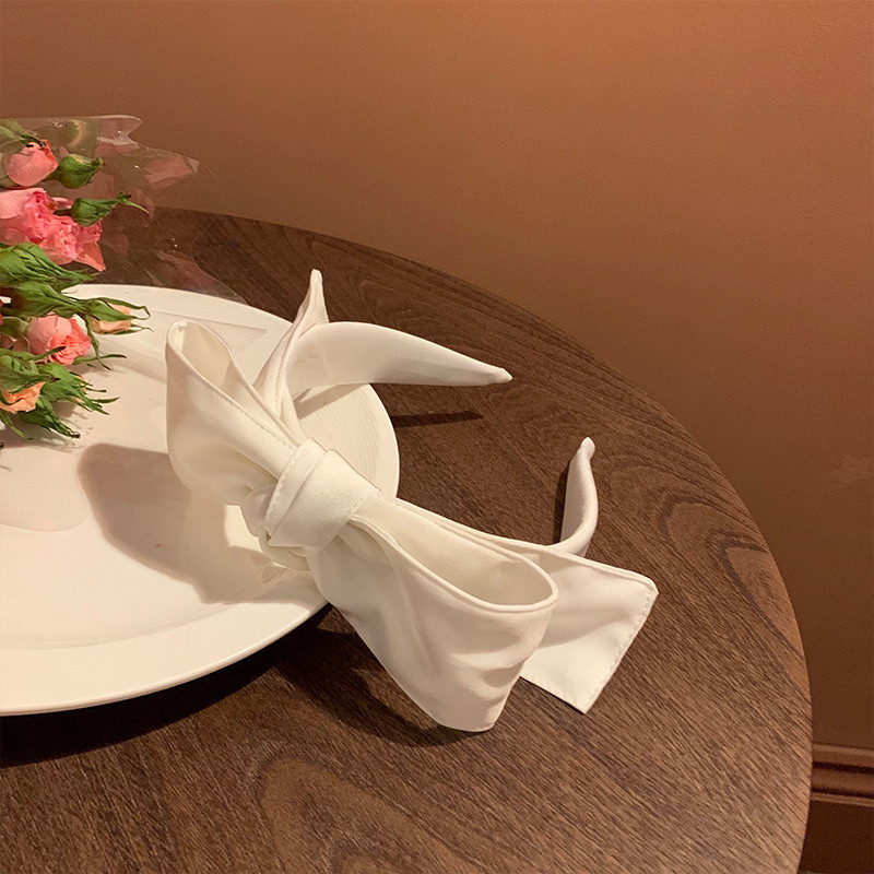 2022 noi femei de culoare solidă bentiță cu arc nod bentiță răsucite bentițe încrucișate cerc de păr negru accesorii de păr fete