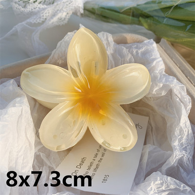 2022 Γυναικείες Καλοκαιρινή Παραλία Γεωμετρικά λουλούδια Μαλλιά Νύχια Κλιπ καρχαρίας Ιδιοσυγκρασία Κλιπ φουρκέτας Αλογοουρά Κλιπ για τα μαλλιά