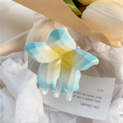 2022 Γυναικείες Καλοκαιρινή Παραλία Γεωμετρικά λουλούδια Μαλλιά Νύχια Κλιπ καρχαρίας Ιδιοσυγκρασία Κλιπ φουρκέτας Αλογοουρά Κλιπ για τα μαλλιά