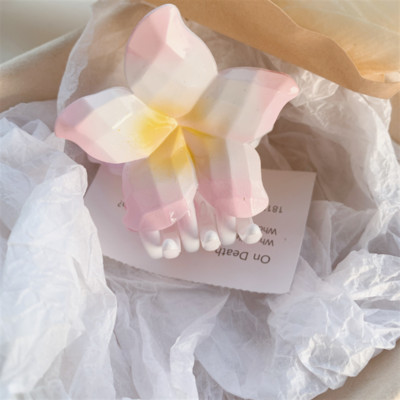 2022 Γυναικείες Καλοκαιρινή Παραλία Γεωμετρικά λουλούδια Μαλλιά Νύχια Κλιπ καρχαρίας Ιδιοσυγκρασία Κλιπ φουρκέτας Αλογοουρά Κλιπ για τα μαλλιά