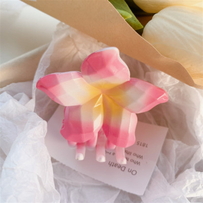 2022 Γυναικείες Καλοκαιρινή Παραλία Γεωμετρικά λουλούδια Μαλλιά Νύχια Κλιπ καρχαρίας Ιδιοσυγκρασία Κλιπ φουρκέτας Αλογοουρά Κλιπ για τα μαλλιά