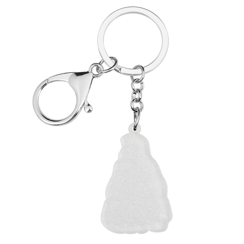 BONSNY Ziua Mamei acrilic drăguț macac maimuță breloc inel modă noutate breloc breloc cadou bijuterii pentru femei fete