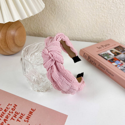 Seria roz Bentite cu burete căptușite pentru femei Bentițe de păr subțiri și late pentru fete Cerc de păr prințesă Benzi de modă Accesorii pentru acoperirea capului