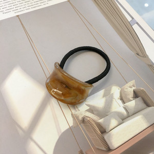 FFLACELL, la modă, retro, acetat, colorat, geometric, curbat, imprimeu leopard, cap elastic, frânghie, accesorii de păr pentru femei, fete