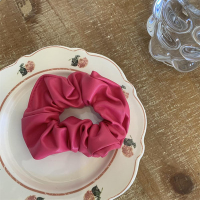 FFLACEL őszi téli bőr nagy elasztikus hajpántok Scrunchies vintage egyszínű fejpántok hajkiegészítők