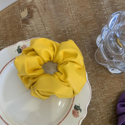 FFLACEL őszi téli bőr nagy elasztikus hajpántok Scrunchies vintage egyszínű fejpántok hajkiegészítők