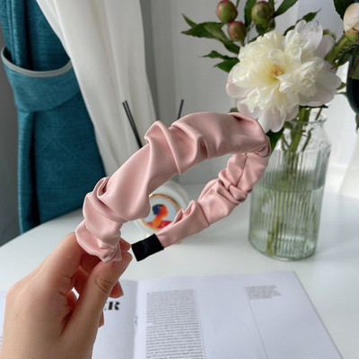 FFLACEL őszi téli bőr nagy elasztikus hajpántok Scrunchies vintage egyszínű fejpántok hajkiegészítők