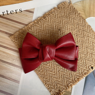 FFLACEL őszi téli bőr nagy elasztikus hajpántok Scrunchies vintage egyszínű fejpántok hajkiegészítők