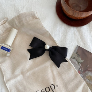 Fflacell, elegant, retro, catifea neagră, agrafă cu fundă, coreeană, cu fundă neagră, bentite pentru cap pentru femei, cadouri de petrecere pentru fete