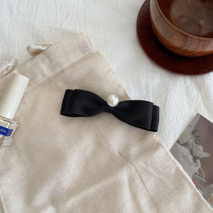 Fflacell, elegant, retro, catifea neagră, agrafă cu fundă, coreeană, cu fundă neagră, bentite pentru cap pentru femei, cadouri de petrecere pentru fete