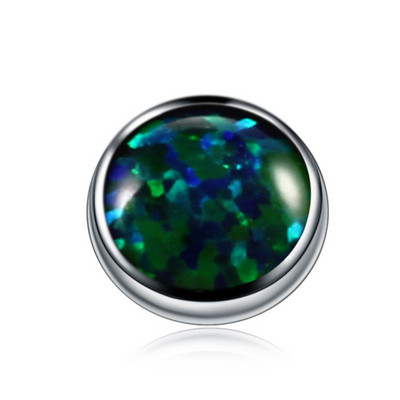 1PC 100% Titan Opal de Foc Micro Piercing Dermal Anchor Top Skin Diver înlocuibil 4mm Tops Piercing Sexy Body Jewelry