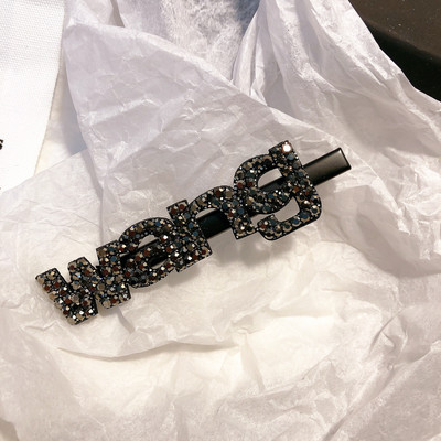 Agrafe pentru gheare de păr negru coreean pentru femei Accesorii pentru crabi Agrafă cu gheare cu strasuri Agrafe pentru clemă de crab Bijuterii de modă