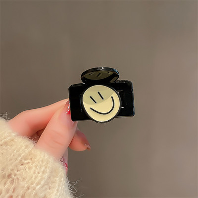 FFLACELL Coreeană Nou Cute Cartoon Arc Smiley Face Flori Rășină Accesorii pentru ac de păr pentru femei fete