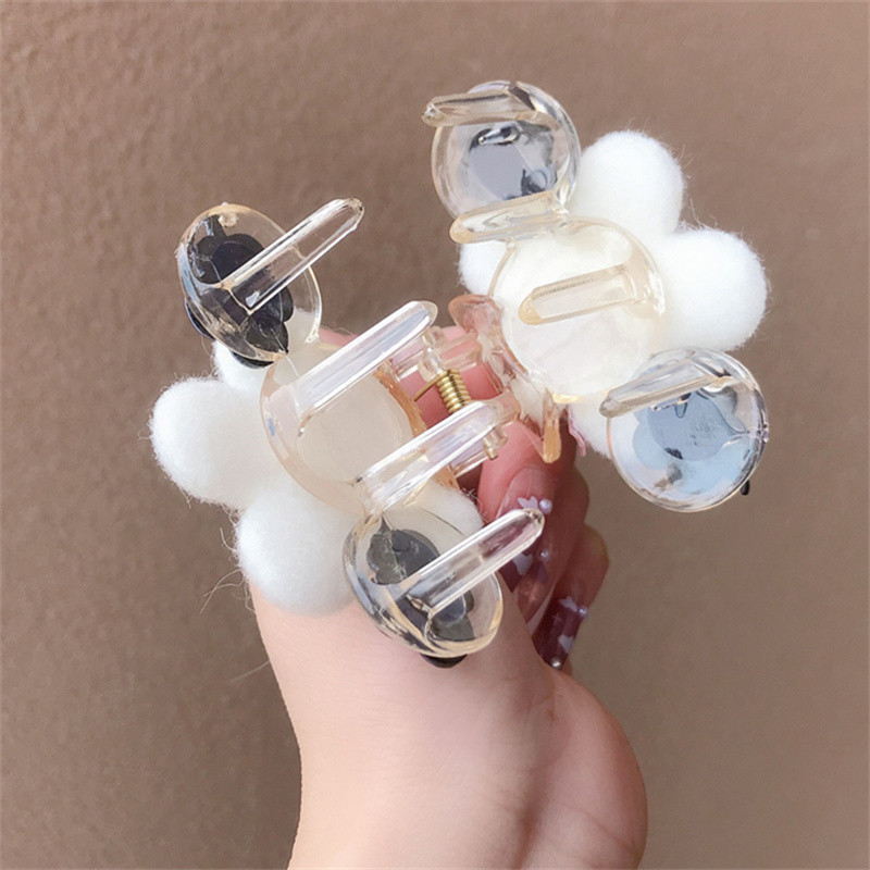 FFLACELL Coreeană Nou Cute Cartoon Arc Smiley Face Flori Rășină Accesorii pentru ac de păr pentru femei fete