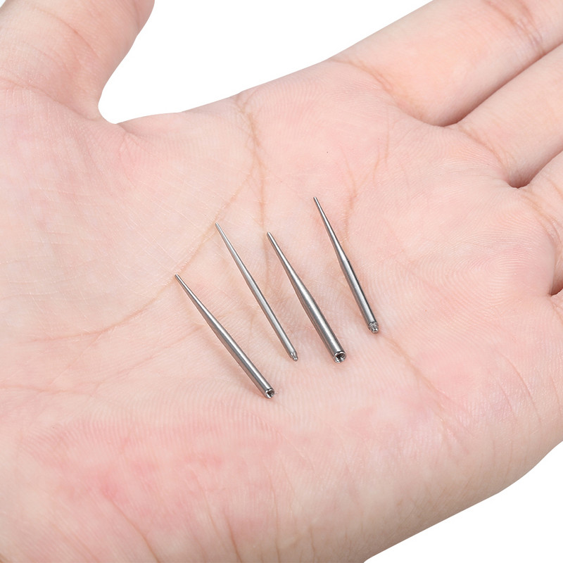 1PC titan inserție pin conic filetat ureche conic labret buză nas mamelon dermal pull pin instrumente corp piercing bijuterii
