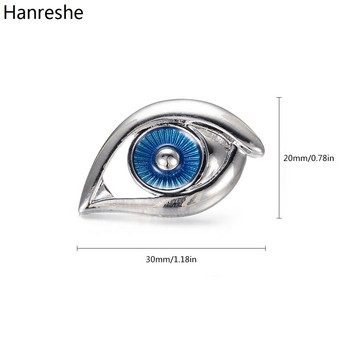 Hanreshe Eye Model καρφίτσα σμάλτο καρφίτσα ασημί Χρώμα ψευδάργυρο κράμα μετάλλου πέτο Ιατρικά κοσμήματα Αξεσουάρ Καλύτερο δώρο για γιατρούς Νοσοκόμα