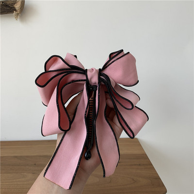 2022 Summer Girl Dulce Multi-strat Fundă Banana Agrafă de păr Barrette Retro Houndstooth Gheare de păr Elegantă Accesorii de păr pentru femei