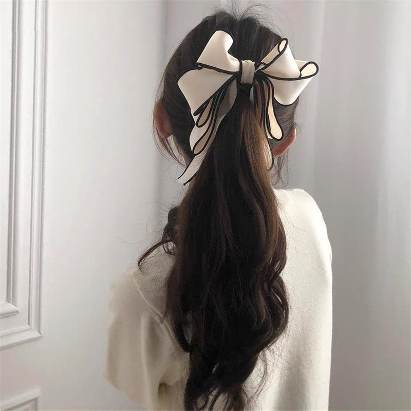 2022 Summer Girl Dulce Multi-strat Fundă Banana Agrafă de păr Barrette Retro Houndstooth Gheare de păr Elegantă Accesorii de păr pentru femei