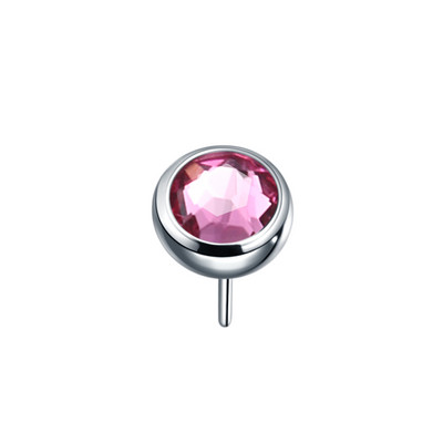 1 buc. Piercing pentru cercei din titan G23 fără fir Push in Cartilage Tragus Helix pentru cercei de opal pentru bijuterii Labret Stud Buze