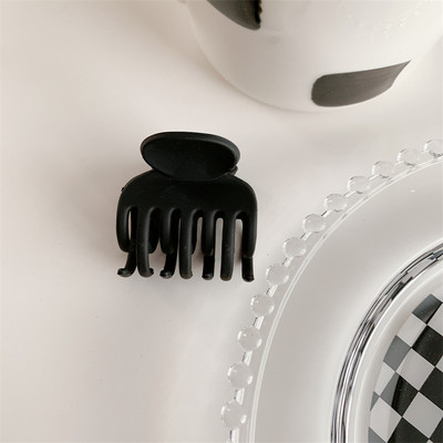 2022 m. Korėjos mažo dydžio vientisos spalvos arklio uodegos laikikliai susegta plaukų letenėlė mergaitei Barrette Crab plaukų segtukas galvos apdangalas, moteriškas plaukų aksesuaras