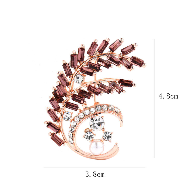 Prabangi mėlyna, raudona, krištolo perlų puokštė, sagė moterims, elegantiškos vakarėlio vestuvėms sužadėtuvių papuošalų dovanos