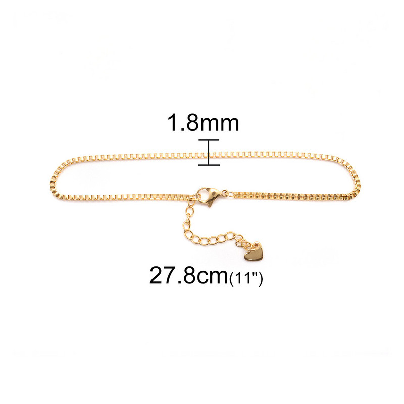 Cele mai vândute glezne din oțel inoxidabil 304 Brățări de culoare aurie pentru femei Elemente esențiale de plajă pentru femei de vară Bijuterii pentru picioare Tendință 2021