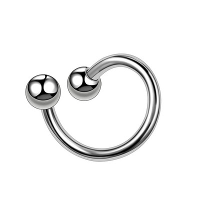 1PC Inele de nas labret răsucite în spirală de titan Piercing 16G în formă de S pentru cartilajul urechii Helix Oreja Piercing Accesorii pentru corp Bijuterii