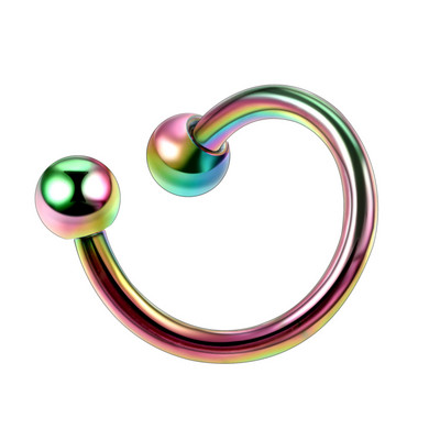 1PC Inele de nas labret răsucite în spirală de titan Piercing 16G în formă de S pentru cartilajul urechii Helix Oreja Piercing Accesorii pentru corp Bijuterii