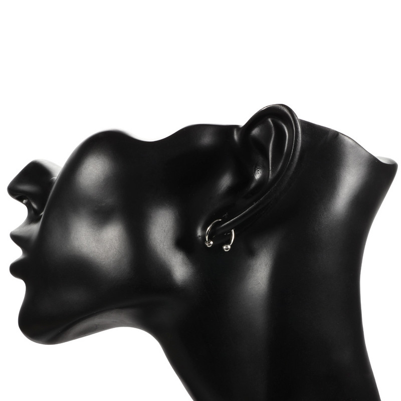 1PC Inele de nas labret răsucite în spirală de titan Piercing 16G în formă de S pentru cartilajul urechii Helix Oreja Piercing Accesorii pentru corp Bijuterii