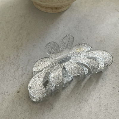 2023 de primăvară, flori de culoare la modă, gheare de păr din acetat, fotografii de călătorie, accesorii de păr pentru femei, agrafă de păr de crab de dimensiuni mari