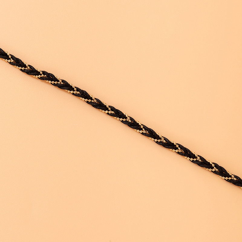 Tocona frânghie colorată lanț pentru picioare, aliaj boem, metal, glezne reglabile, lucrate manual pentru femei, accesorii de bijuterii de vară