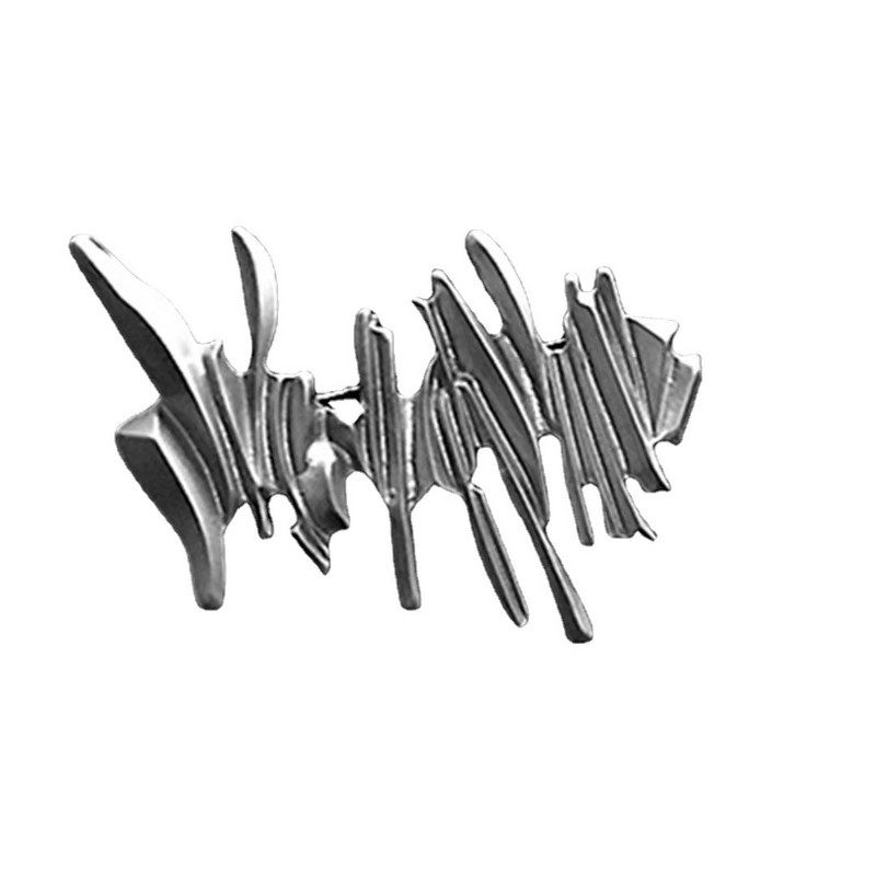 Broșă metalică neregulată Insigna de personalitate de modă retro Accesorii pentru îmbrăcăminte pentru bărbați și femei Cadouri de Crăciun Comerț cu ridicata 2022