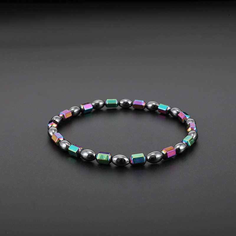 Magnet cu personalitate coreeană, lanț pentru picioare, gleznă cu margele colorate, pentru femei, bărbați, sănătos, terapie magnetică, petrecere, cadou de zi de naștere pentru familie