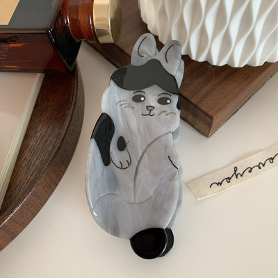 Acetat Grab Hair Clip Drăguț Iepuraș Clip De Păr Pentru Fată Anul Iepurelui Chinez Gheara De Păr Femei Accesorii De Păr