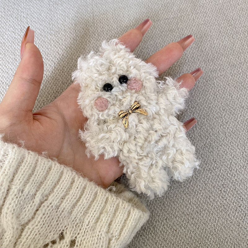 Iarna 2022, drăguț, urs, iepure, păpușă, ac de păr mare de pluș, pentru fete, clemă laterală, breton, agrafă, accesorii de păr pentru femei